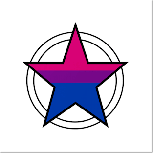 Bisexual Pride Pentacle Posters and Art